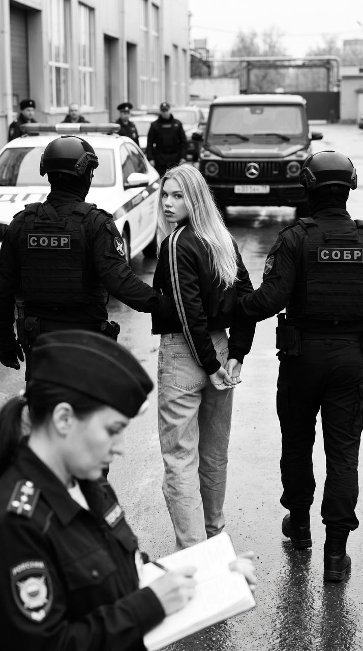 Задержание: взгляд через плечо в сопровождении СОБР.